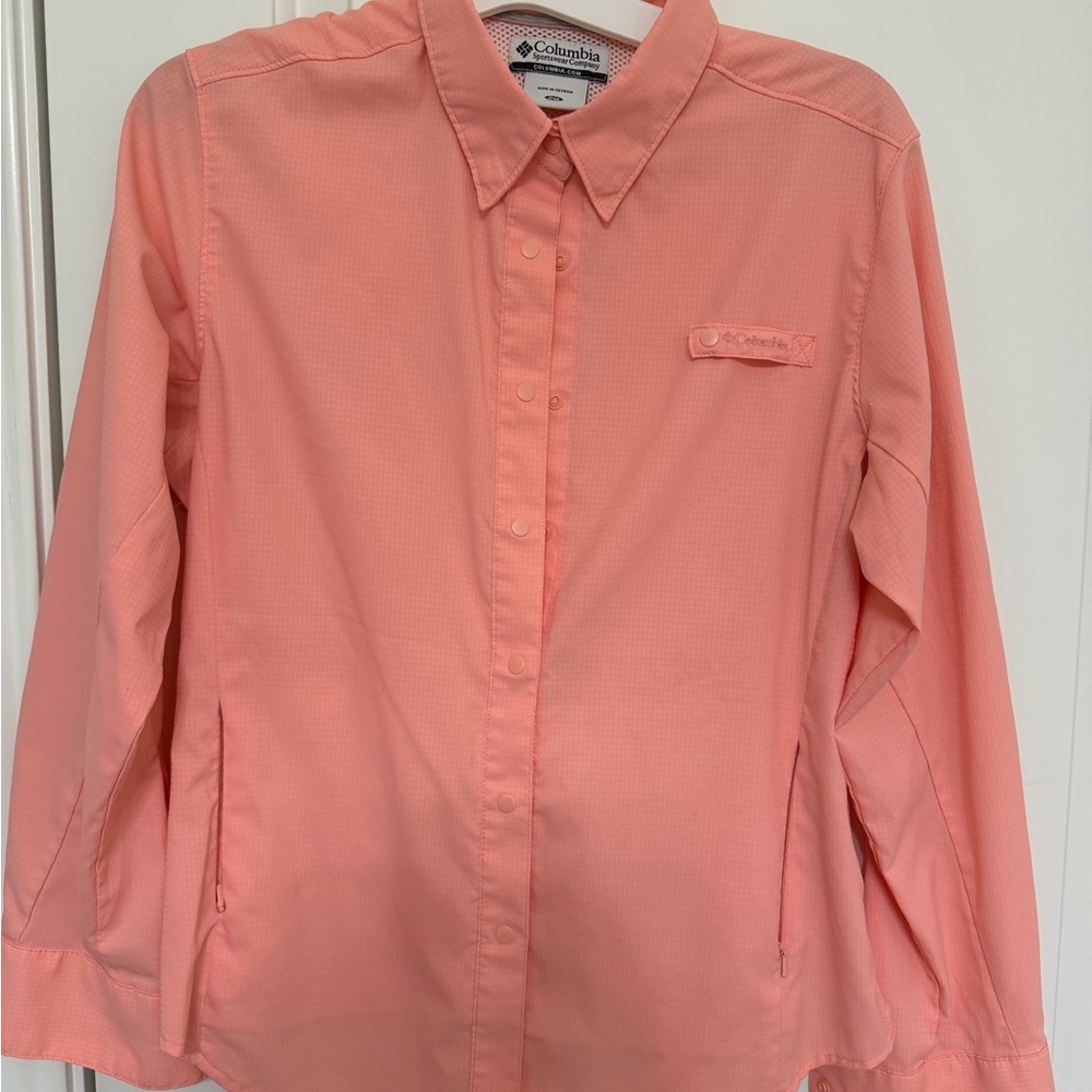 Columbia Coral Button-Up Shirt
